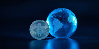 Cryptovaluta die als onderdeel van bredere mondiale financiële markten worden getoond