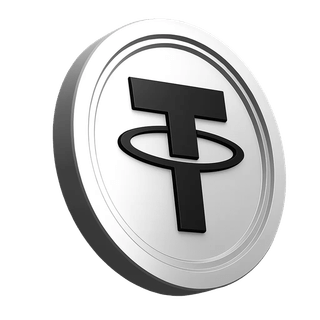 In het gedeelte met platforminformatie staat een afbeelding van de Tether USDT-munt